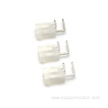 5557 Pin header Connector With Positioning Post Right Angle DIP Solid 1*2P